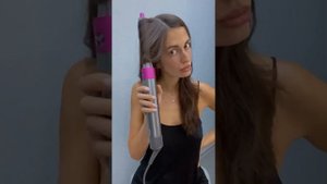Укладка на стайлер Дайсон  # dyson #как накрутить локоны