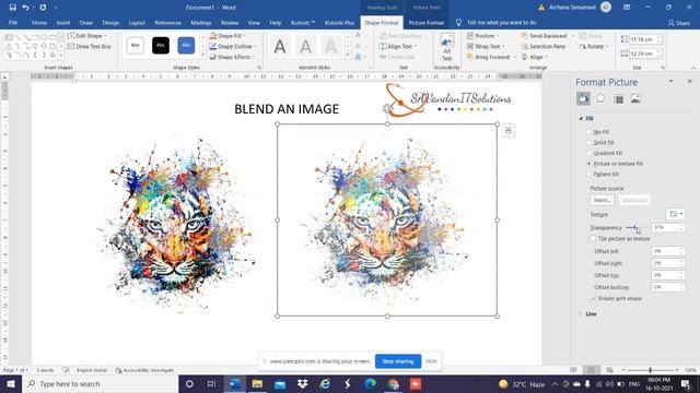 IMAGE BLENDING (WORD EXCEL POWERPOINT) смотреть онлайн