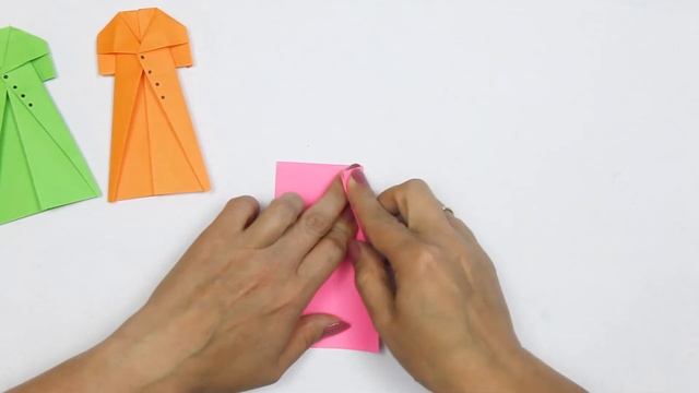 Как за 3 минуты сделать пальто из бумаги | Origami Dress DIY | Paper Craft смотреть онлайн