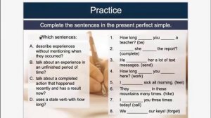 Present Perfect Simple -  Intermediate Level┃Grammar┃efirst.us