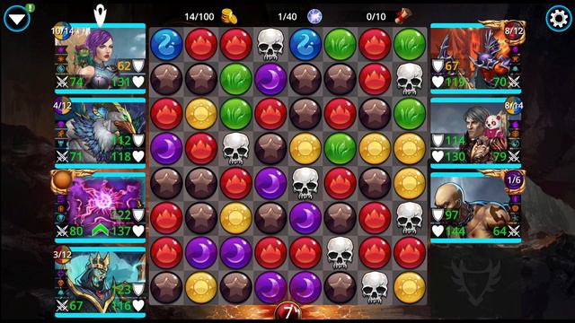 Gems of War - Guild Wars YELLOW Attack for the Week of May 23, 2022 смотреть онлайн