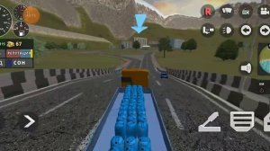 Перевозим грузы в Симулятор Дальнобойщика 3D. Симулятор Дальнобойщика 3D.