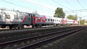 Электровоз ЧС2К-831 (ТЧЭ-10) со скорым поездом №120М Москва - Саранск.