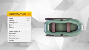 ОБЗОР НА НАДУВНУЮ ЛОДКУ ПВХ STEFA 280