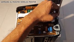 Samsung SL-M2020W printer disassembly and fix no power issue