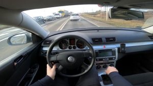 Volkswagen Passat B6 2.0TDI 140HP (2007) POV Test Drive & Acceleration 0-100 | 4K #104