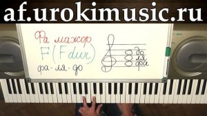 Аккорд F Фа мажор F-dur арпеджио.mp4