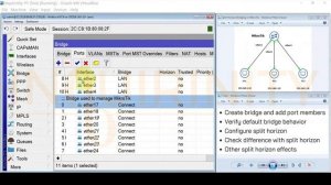 Configure Split Horizon Bridging in MikroTik