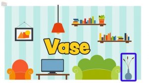 House rooms and objects in English for kids