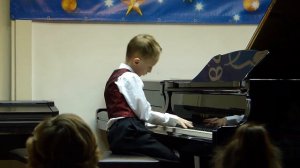 И.С. Бах Полонез_Лаптев Александр_3 класс муз.школы