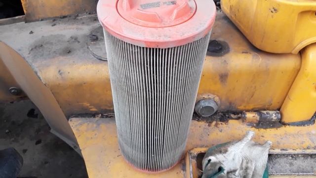 Замена воздушного фильтра. Раньше или по регламенту?#JCB, #спецтехника,
