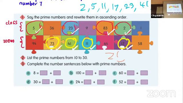 HybridClass@CikguSarrie | 6 UM | KHAMIS | Prime Numbers
