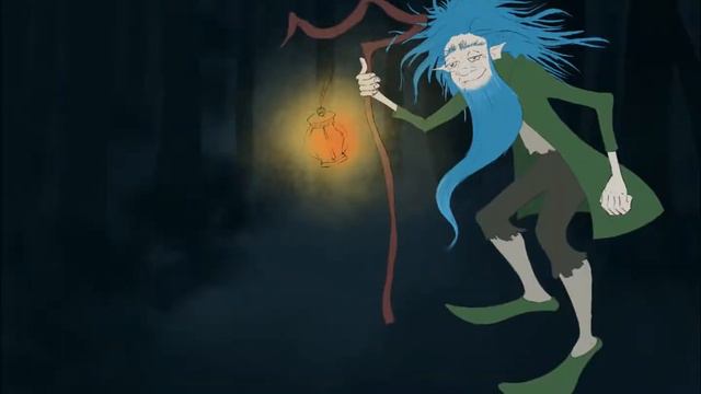 Работа в прокриейт. Создание иллюстрации. Illustration in Procreate “flickering lights”