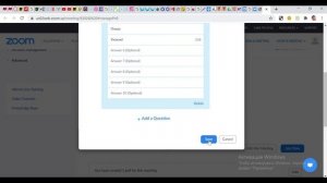 Использование функции Опросы в ZOOM