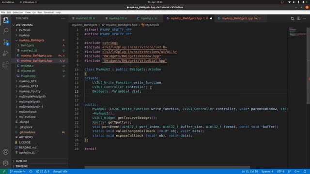 07 Make An Amp Plugin UI With B.Widgets - Programming LV2 Music Production Plugins From Scratch II смотреть онлайн