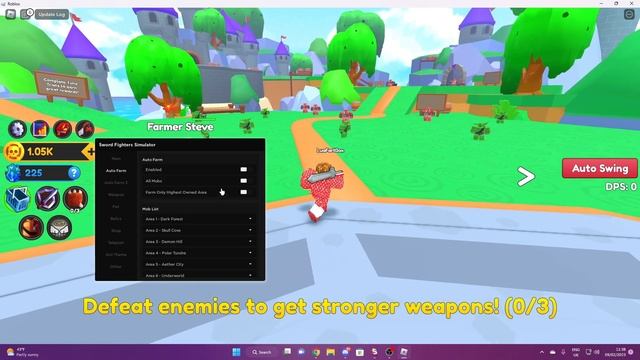 ROBLOX Sword Fighters Simulator Script/Hack GUI | AUTO FARM, INF COINS AND MORE! *PASTEBIN* смотреть онлайн