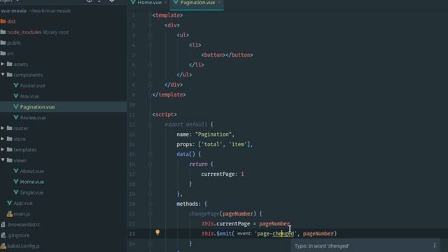 Уроки Vue.js пагинация - урок 7