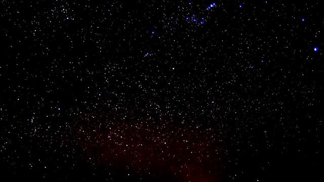 Звёздное ночное небо в 4k таймлапс