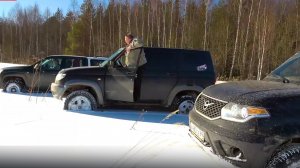 Разведка нового маршрута. УАЗ Патриот, Volkswagen Amarok, Toyota Land Cruiser 200 на бездорожье.