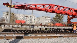 Укладка стрелочных переводов