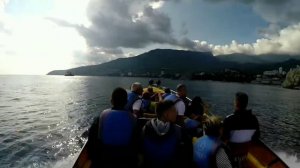 Красивая прогулка на катере. Крым.