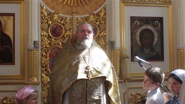 Проповедь протоиерея Валерия Бунтеева в праздник Происхождения честных древ Креста Господня смотреть онлайн