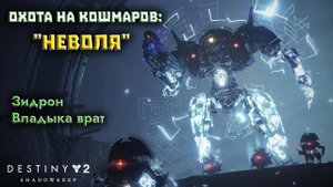 Destiny 2 Обитель Теней - Охота на Кошмаров: Неволя (Зидрон) 169