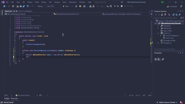 C# Beginner tutorial: Code a QR code generator in 5 minutes using C#!