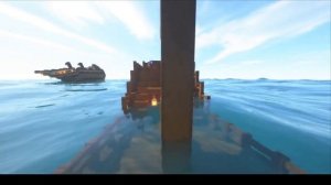 Steamship using Valkyrien Skies Clockwork and Create mod!