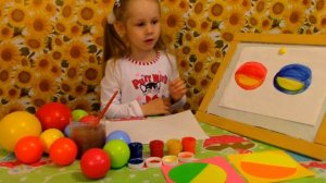 #Рисуем яркие двухцветные #мячики ! #Draw a bright two-color #balls !
