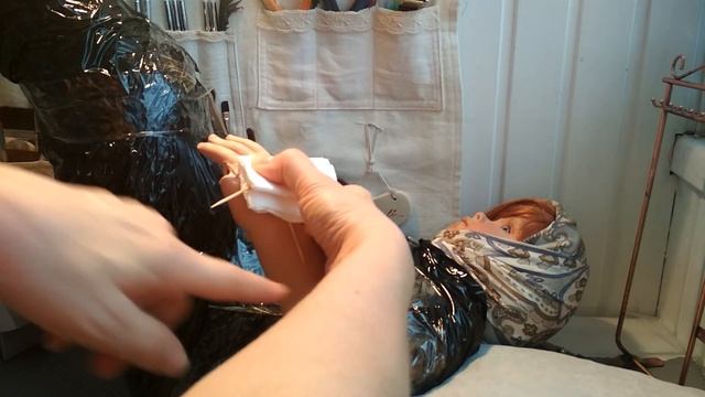 Реставрация   Коллекционной  фарфоровой   куклы  ПАМЕЛЫ ЭРФФ
