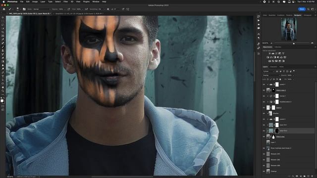 I Made Myself Spooky Using Photoshop | Halloween Speed Art смотреть онлайн