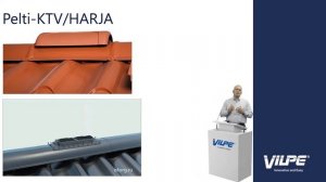 Вентиляция подкровельного пространства. Элементы VILPE для разных типов кровель.