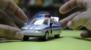 Игрушка легковая машина Lada 110 полиция 5-37 "ТехноПарк" 130465