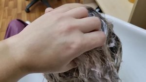 Как я делаю тонирование волос в мойке.Не засветляя натуральную базу.