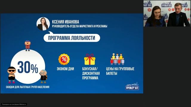 Вебинар - Ценообразование кинотеатра и кинобара