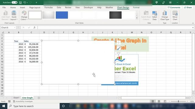How To Create A Line Graph In Excel. Super Easy Tutorial. смотреть онлайн
