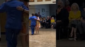 Argentine Tango milonga dancing with Maria Olivera