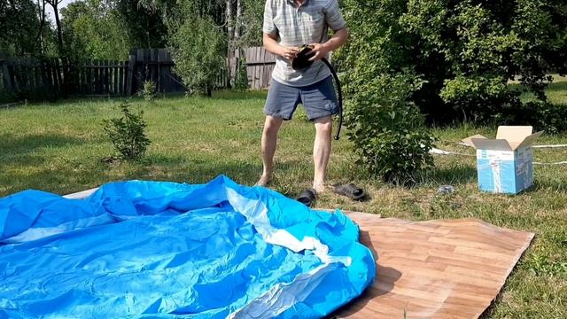 Надувной бассейн Bestway и куча приключений смотреть онлайн