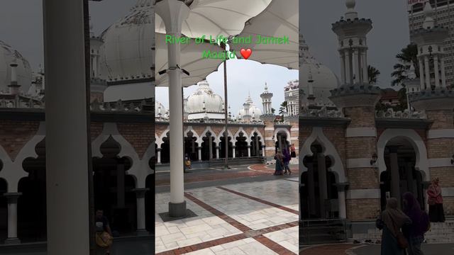 River of life and Sultan Abdul Samad Jamak Mosque in KL ❣️ #kualalumpur #travel #vlogger