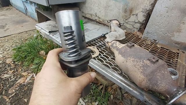 Ремонт соединения глушителя