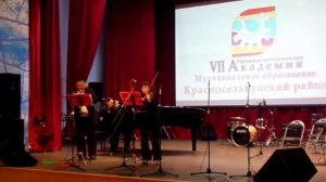 А.И.Хачатурян трио для скрипки ,кларнета и фортепиано часть 3