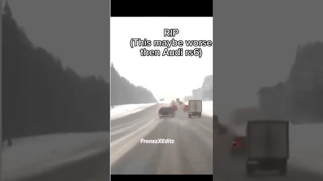 THE WORST ACCIDENT AFTER AUDI RS6?