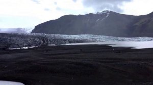 Glaciar en Islandia, parque de Skaftafell