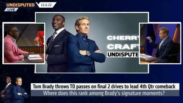 UNDISPUTED | Skip & Shannon react Brady leads record-setting comeback as Buccaneers take down Saint смотреть онлайн