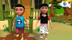 Hands Up Hands Down | Nursery Rhymes | Kids Rhymes | 3D Video Rhymes