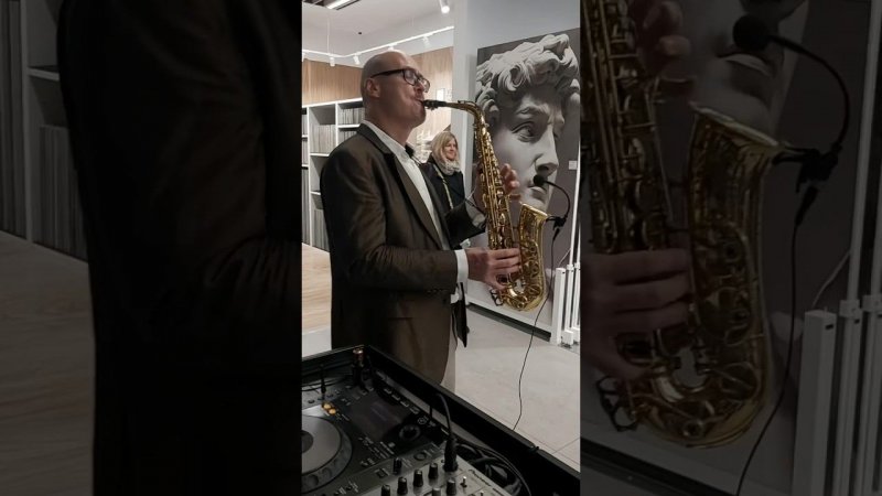 The other day we played with Dj Sandr at an event for Kerama Marazzi. -  https://t.me/sax1ru/706