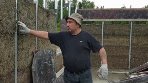 СТРОЮ ДОМ ИЗ АРБОЛИТА - МОНОЛИТА СВОИМИ РУКАМИ. Часть 3. Глаза боятся - руки делают.