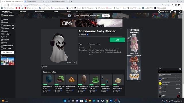*NEW* ROBLOX PARANORMAL PARTY STARTER ITEM! (LINK IN DESCRIPTION) смотреть онлайн