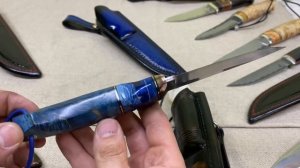 Что мы привезем на выставку Клинок? Обзор авторских ножей от мастерской Град Горький